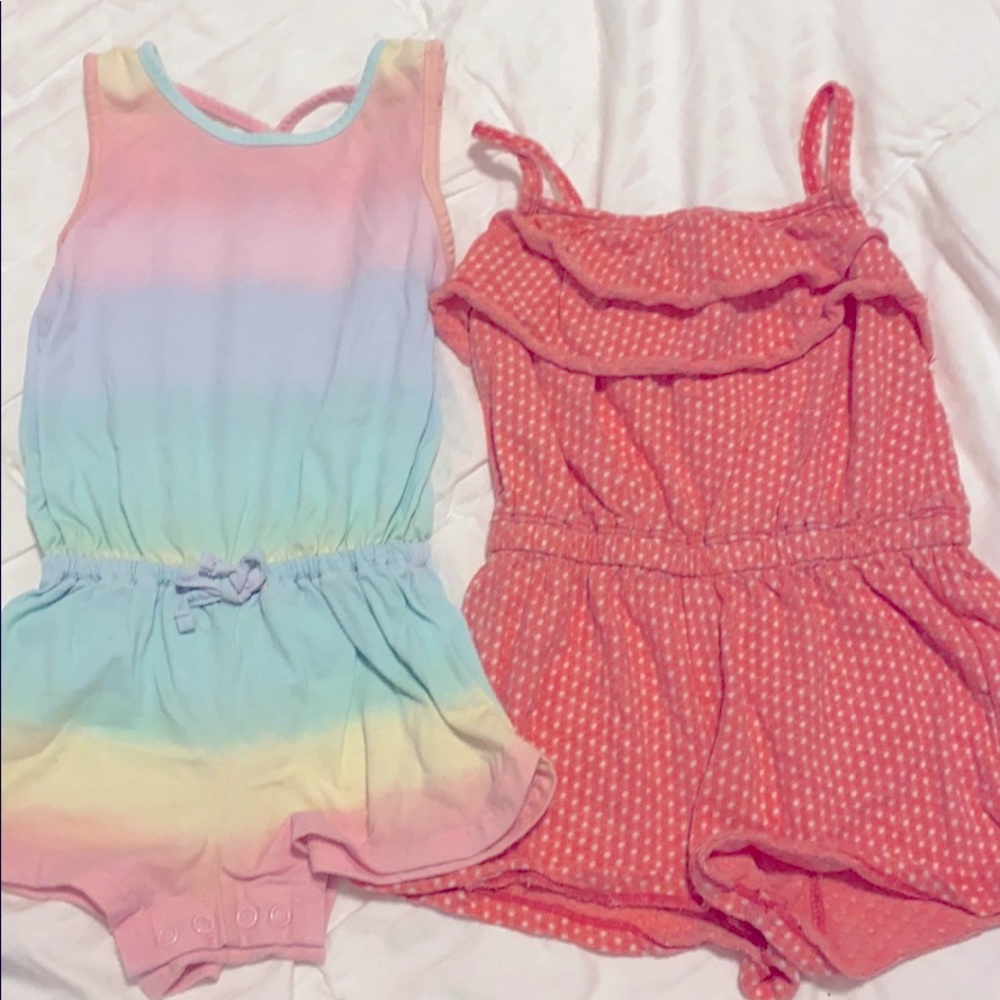 Set of Two Adorable 2T Jumpers